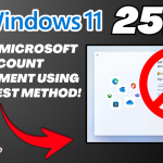 Windows 11 25H2 – The new Microsoft Account requirement bypass method